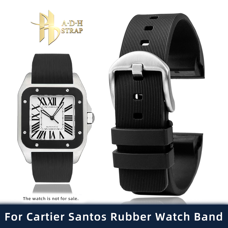 Special Interface Rubber Strap - Cartier Watch Santos recension och pris
