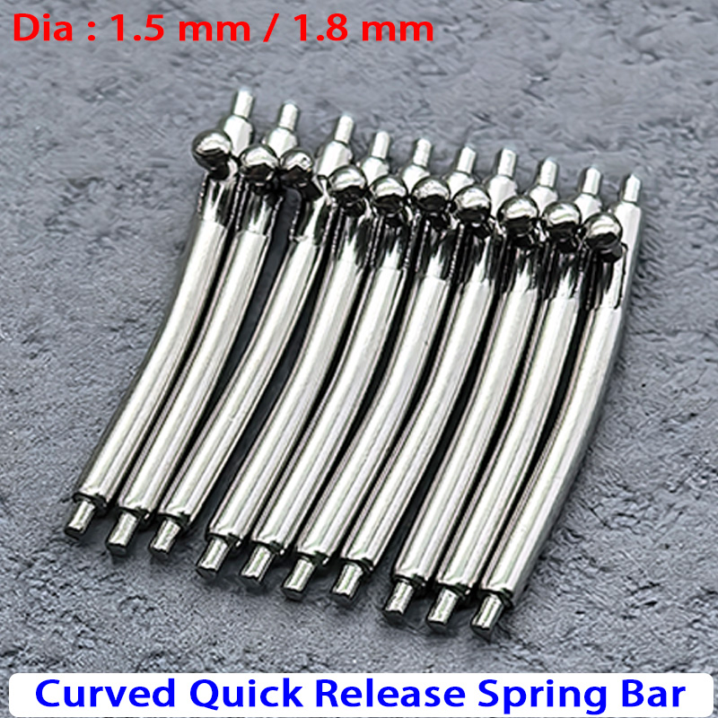 Dia 1.5/1.8mm Curved Quick Rel - Curved Spring Bar recension och pris