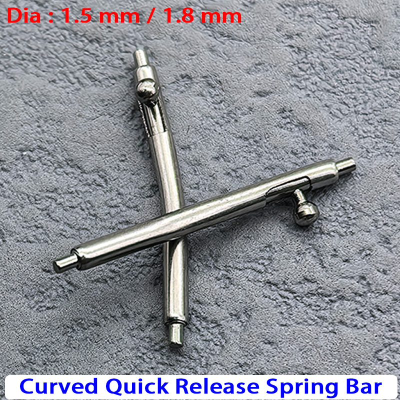 Dia 1.5/1.8mm Curved Quick Rel - Curved Spring Bar recension och pris