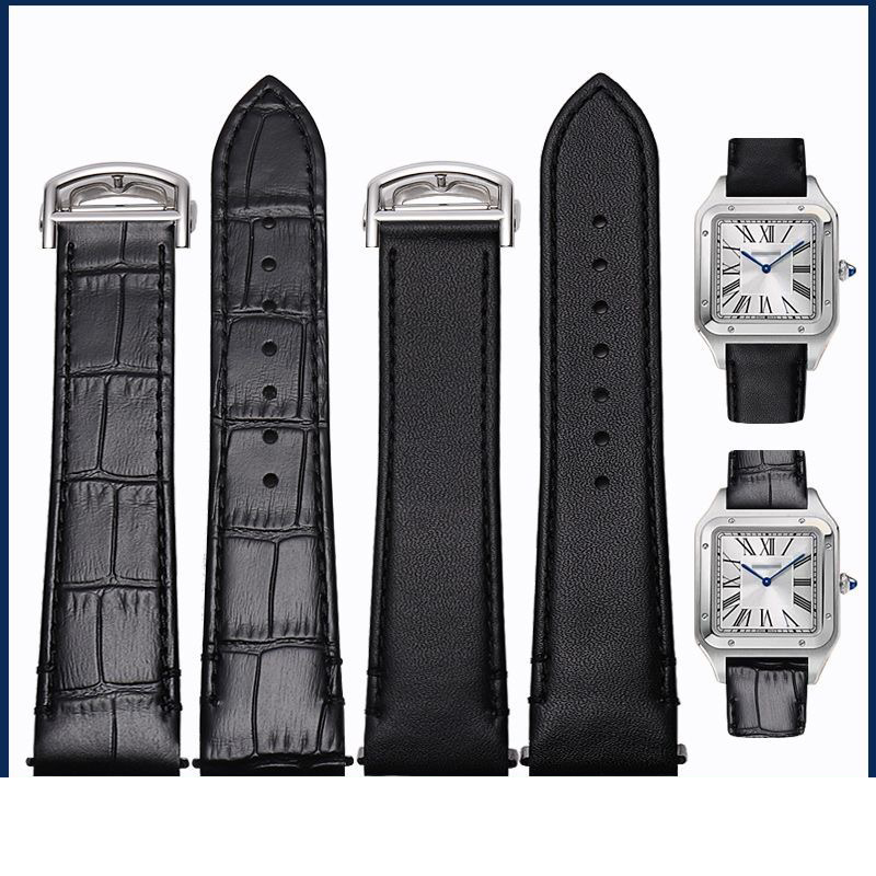 21MM LEATHER WATCH STRAP BAND  - Cartier Watch Santos recension och pris